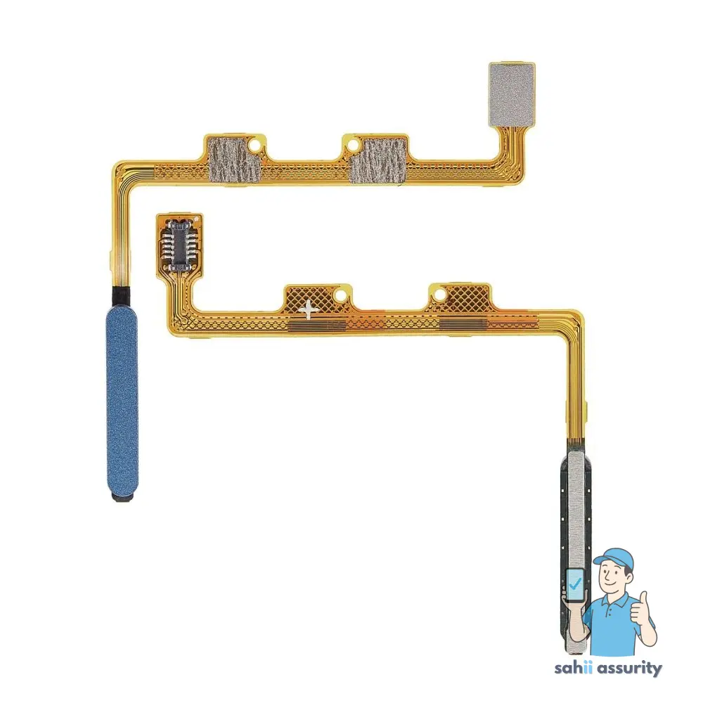 Fingerprint Sensor with Flex Cable for Motorola Edge 20 Pro Blue